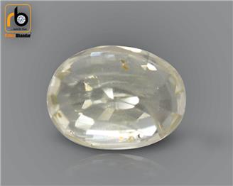 NATURAL UNHEATED UNTREATED  Yellow Sapphire / Pukhraj 3.11 cts. ( 67299 )